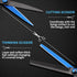 8 PCS Hair Cutting Scissors Kit,Black Blue Professional Home Hair Cutting Barber/Salon Thinning Shears,Hair Cutting Shears Hair Cut Blending Salon...