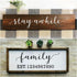 Family Farmhouse Stencils for Painting on Wood - 20 Pack Large Inspirational Words Quotes Saying Sign Stencil Templates, Welcome Believe Blessed T...
