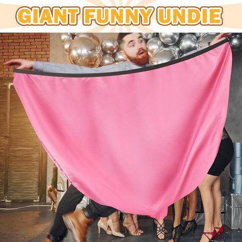 Big Mom Undies Oversized Christmas Giant Underwear Funny Pranks for Bride Wedding Game Gift (Pink,Bright Style)...