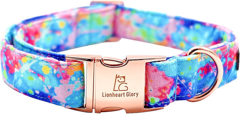 Lionheart glory Dog Collar Colorful Dog Collar Premium Collar Dogs Cute Pet Collar Gift for Small Medium Large Dog...