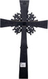 Dicksons Antiqued Intricate Double Layer 15 Inch Wood and Metal Decorative Hanging Wall Cross...