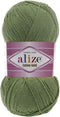 55% Cotton 45% Acrylic Alize Cotton Gold Yarn 1 Skein/Ball 100 gr 360 yds (485-Green)......