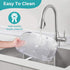 Lazy Susan Turntable Organizer for Refrigerator, 15.95'' Clear Rectangular Fridge Organizer Storage, Lazy Susan for Cabinet, Table, Pantry, Kitche...