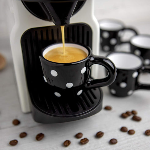 City to Cottage Ceramic Espresso Cups of 4, Small Expresso Shots Cups, Espresso Mugs, Demitasse Cups, Perfect for Espresso Machine and Coffee Make...