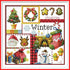 Awesocrafts 4 Pack Cross Stitch Kits, Four Seasons Easy Patterns Cross Stitching Embroidery Kit Supplies, Stamped or Counted (Four Seasons, Counte...