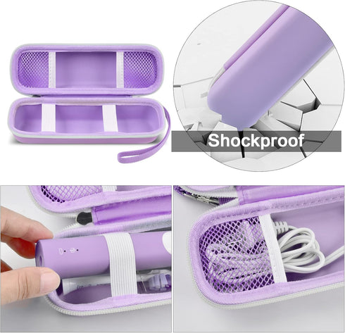 Toothbrush Travel Case Compatible with Oral-B Pro 1000 2000 3000 3500 5000 7500/ for Philips Sonicare ProtectiveClean 4100 6100 5100 6500 7500 Rec...