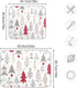 Nander Beautiful Christmas Tree Dish Drying Mat for Kitchen Counter, Absorbent Reversible Dish Draining Mat,Rack Pad for Countertop, 16 x 18 Inche...