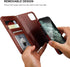 Bocasal Compatible with iPhone 12 Pro Max Wallet Case with Card Holder PU Leather Magnetic Detachable Kickstand Shockproof Wrist Strap Removable F...