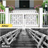 4×4 Fence Post Caps(Actual 3.5" x 3.5"), 12 Pack Outdoor Decorative Deck Post Caps Cover with 24 Screws and Easy Installation Post Caps, Protect W...
