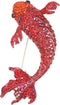 Red Koi Fish Carp Crystal Brooches Cute Enamel Rhinestone Ocean Animal Lapel Brooch Pins Fashion Jewelry for Womens Girls Gift...
