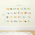 DECOWALL DS-8003 Watercolour Animal Alphabet Kids Wall Stickers Wall Decals Peel and Stick Removable Wall Stickers for Kids Nursery Bedroom Living...