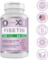 GENEX Fisetin 100mg/Serving (60 Capsules) | Antioxidant That Supports Healthy Aging and Brain Wellness - Non-GMO, Gluten Free, Vegetarian - 2 Mont...
