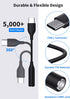 ACAGET USB C to 3.5mm Audio Adapter, 3 Pack USB Type C to AUX Dongle Cable 3.5mm Headphone Jack Converter for Samsung Galaxy S24 Ultra S23 S22 S21...