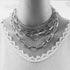 Silver Layered Necklaces for Women Simple Punk Chunky Necklaces Silver Chain Goth Necklace (2pcs Silver)...
