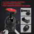 Mini Tripod for Camera and Phone -with Remote and 360 Degree Ball Head, Premium Tabletop Small Phone Tripod Mount for GoPro iPhone/Cell Phones Web...