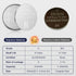 Brightown CR2032 Batteries, 3V Lithium Coin Cell Batteries, CR2032 Button Batteries for Small Electronic Devices, Watches, Key Fobs, Smart Sensors...