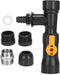Aquarium Fish Water Changer Replacement, Nozzles Pump Faucet with 2 Adapters Adapter Control Valve Assembly Connectors Parts...