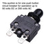 15 Amps Push Button Circuit Breakers, AC 125/250V DC 50V Thermal Overload Protector with Quick Connect Terminals and Waterproof Button Black Cap, ...