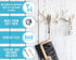 Comfify Vintage Cast Iron Deer Antlers Wall Mounted Hooks | Antique Finish Metal Clothes Hanger Rack w/Hooks | Includes Screws and Anchors | Antiq...