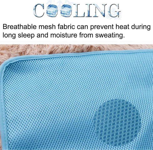 Dog Cooling Mat, Pet Cooling Pads for Dogs Cats Washable Summer Kennel Mat, Breathable Self Cooling Blanket Pad Ice Silk Sleep Mat Non-Toxic Dog C...
