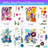 Blaflo 95Pcs Dried pressed Flowers for Resin, Natural Dried Flowers Leaves, Real Herbs Kit for Scrapbooking DIY Art Crafts, Epoxy Jewelry, Candle,...