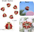 6 Pack Fashion Rhinestone Ladybug Brooches Pins Set Cute Enamel Crystal Animal Insect Lapel Pin Brooch Badges Jewelry Set for Men Women Girl...