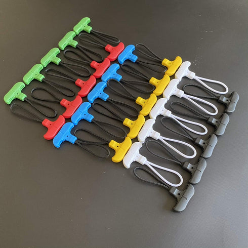 BJA 30 Pcs Heavy Duty Zipper Pulls - Extension Replacement for Tactical Bags, Backpacks, Pants, Water Sport Gear, Shoes...