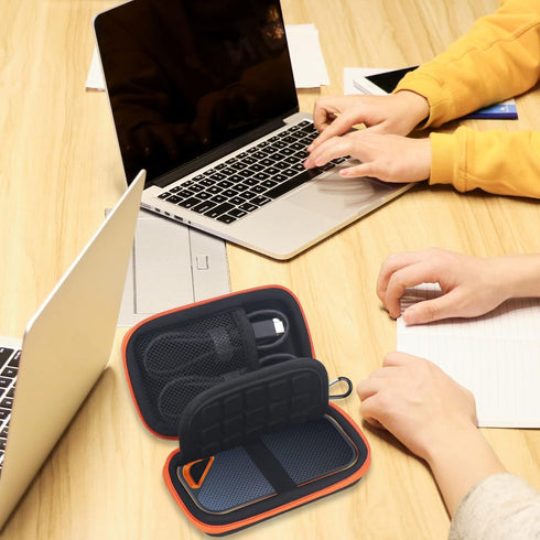 Lacdo Hard Carrying Case for SanDisk Extreme Pro/SanDisk Extreme Portable External SSD 500GB 1TB 2TB 4TB USB-C Solid State Drive EVA Shockproof Wa...