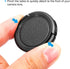 PATIKIL 37mm Lens Cap, 5 Pack Sides Pinch Snap Camera Lens Cover for Front Lens with Cloth, Suitable for 37mm Thread Universal DSLR Lenses for Nik...