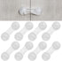 8 Packs Cabinet Door Locks for Baby Proof and Child Safety Cabinet Locks with Adhesive for Drawer Cupboards Fridge Closet Pantry Childproof Safety...