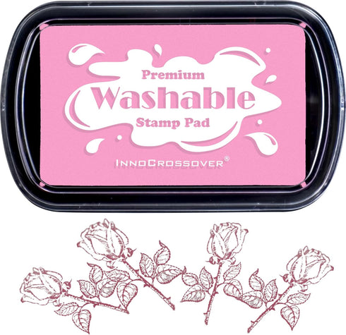 Washable Ink Pad, Best Stamps for Kids, Kids Crafts, Paw Print Kit, Baby Footprint Kit, Stamp Pads on Scrapbooking, Fingerprint Ink Pad, Easy to W...