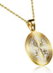 LBFEEL Stainless Steel Saint Benedict Medal Gold Catholic Saint Medals Pendant Necklace for Men Women with a Gift Box...