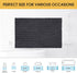 Upgrade Luxury Grey Bathroom Rug Mat Gray 20"x32", Ultra Soft Thick Absorbent Bath Mats, Non Slip Chenille Toilet Mat for Bathroom, Bedroom, Kitch...
