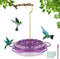 Outdoor Hanging Hummingbird Feeders,Leak-Proof,Outside Garden Wild Hummingbird Feeder,Nectar Guard Saucer Hummingbird Feeder,Easy to Clean and Ref...