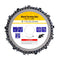 4-1/2" Angle Grinder Disc 13 Teeth Chain Plate Wood Carving Disc Cutting Blade for 7/8" Arbor Angle Grinder Woodworking Cutter Tool...