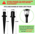 10 Pack Metal Replacement Stakes for Solar Lights Outdoor, 0.78" x 5.35" Solar Pathway Lights Spike Replacer, Outdoor Ground Stakes for Garden Lig...