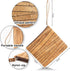 boshiho Clutch Purses for Women, Natural Cork Summer Wristlet Wallet Cell Phone Pouch Bag, 9 x 7 inch (Stripe Pattern)...