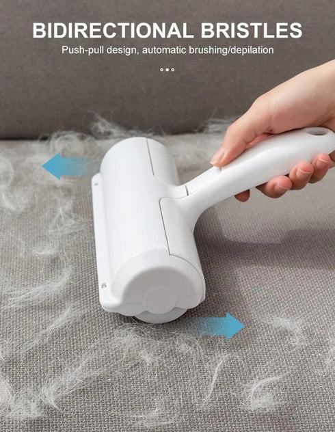 Lu&Ma Pet Hair Remover Roller - Dog and Cat Hair Remover, for Couch, Carpet, Clothing and Bedding - Reusable - Easy to Clean - Lint Roller for Pet...