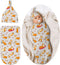 Cute Swaddle Blanket dog corgi Baby Stuff Newborn Baby Swaddling Blanket Sleep Sack with Beanie Hat Sets for Boys Girls Infant and Baby Shower Uni...