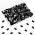 SANNIX 150 PCS Mini Binder Clips, 5/8 inch 15mm Binder Clips Black Paper Clamps Micro Size for Office Home School...