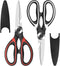 Kitchen Scissors,Heavy duty Food scissors,Multipurpose Stainless Steel Food Scissors for Poultry,Fish, Meat, Vegetables Herbs, Bones, Dishwasher S...