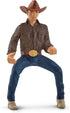 Schleich Farm World Rodeo Calf Adventure Playset - Cowboy Rodeo Rider Figurine with Horse, Cow, and Dog, Realistic Western Rodeo Farm Toys and Acc...