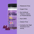OH MY VIT! Pequeños Dreamz Kids Sugar & Melatonin Free Gummies, Supports Normal Sleep with Chamomile & L-Theanine, Blueberry Flavor for Children a...