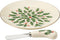 Lenox 863652 Holiday Cheese Plate and Knife Set, Christmas Hosting...