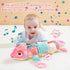 Snap Baby Toys 0 to 12 Months Plush Toy Musical Stuffed Animal Infant Sensory Toy Tummy Time Newborn 0-3-6-12 Months Gift...