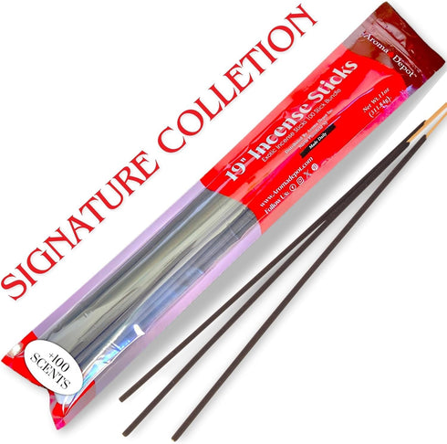 Aroma Depot 19'' Sage Most Exotic Incense Sticks. Approx 27 to 30 Sticks Per Bundle, Length - 19 Inch, Each Natural Stick Burns for 3 to 4 Hours E...