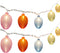 10 Lights Easter Decoration String Lights, 8.5FT Easter Egg Lights with 10 Glitter Eggs and Mini Incandescent Bulbs, Plug In Fairy String Lights f...