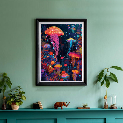 500 Piece Jigsaw Puzzle for Adults, Challenging Hard Puzzles for Kids and Teens Gift Choice Colorful Jellyfish...