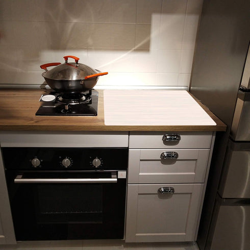 Extra Large Mulitpurpose Silicone Nonstick Pastry Mat Countertop Protector Heat Resistant Nonskid Table Mat (23.6by15.7 Inch, White-1)...