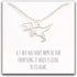 Happy Kisses Dinosaur T-Rex Necklace - Perfect T Rex Dinosaur Gift for Women and Girls – Heartfelt Trex Message Card Included...